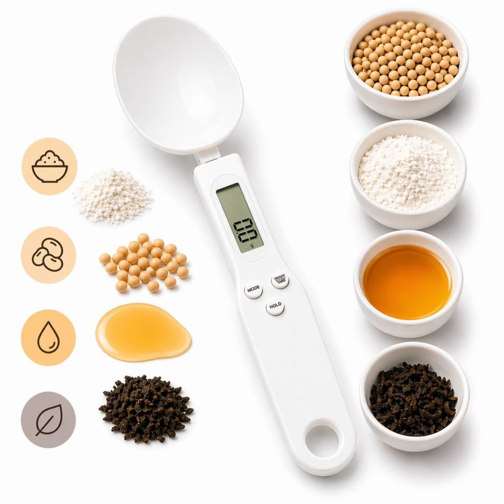 Colher Balança Digital inteligente Medidora até 500g