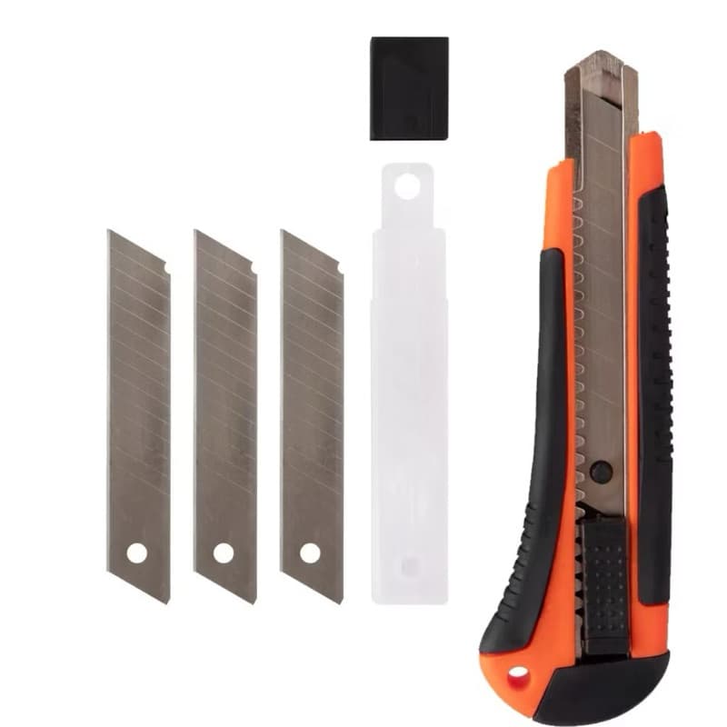 Kit Estilete Profissional Emborrachado Para Gesseiro E Abertura De Caixas Top