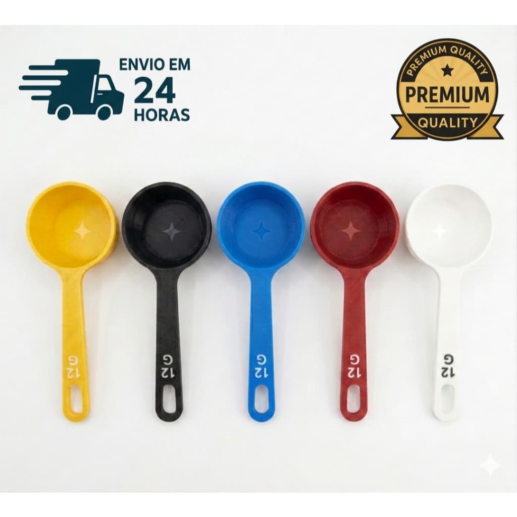 Colher Medidora Multiuso 12g Café, Açúcar E Suplementos
