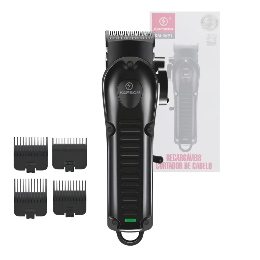 Máquina Cortar Cabelo e Barba Profissional Bivolt