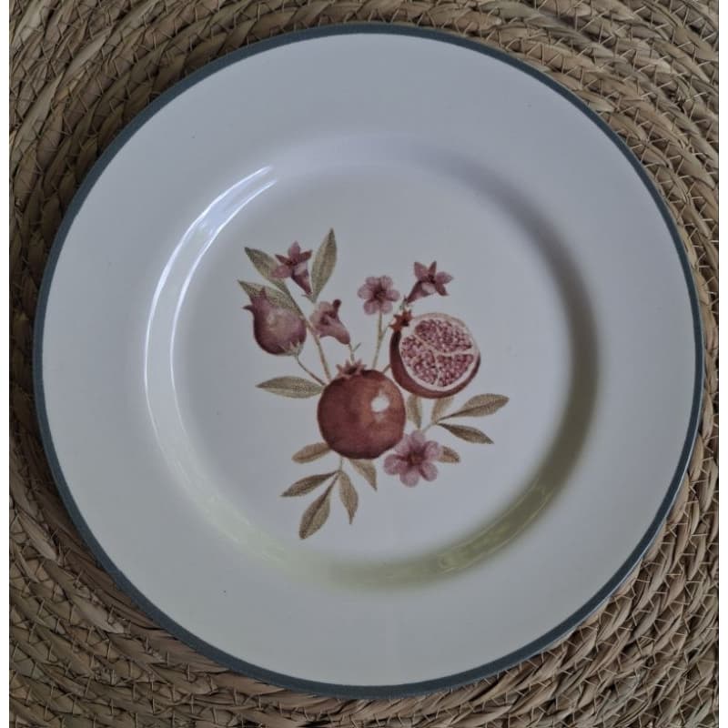 Prato sobremesa porcelana.