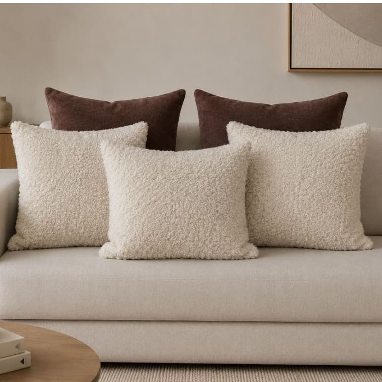 Capa Almofada Charme 5 Peças Kit Luxo