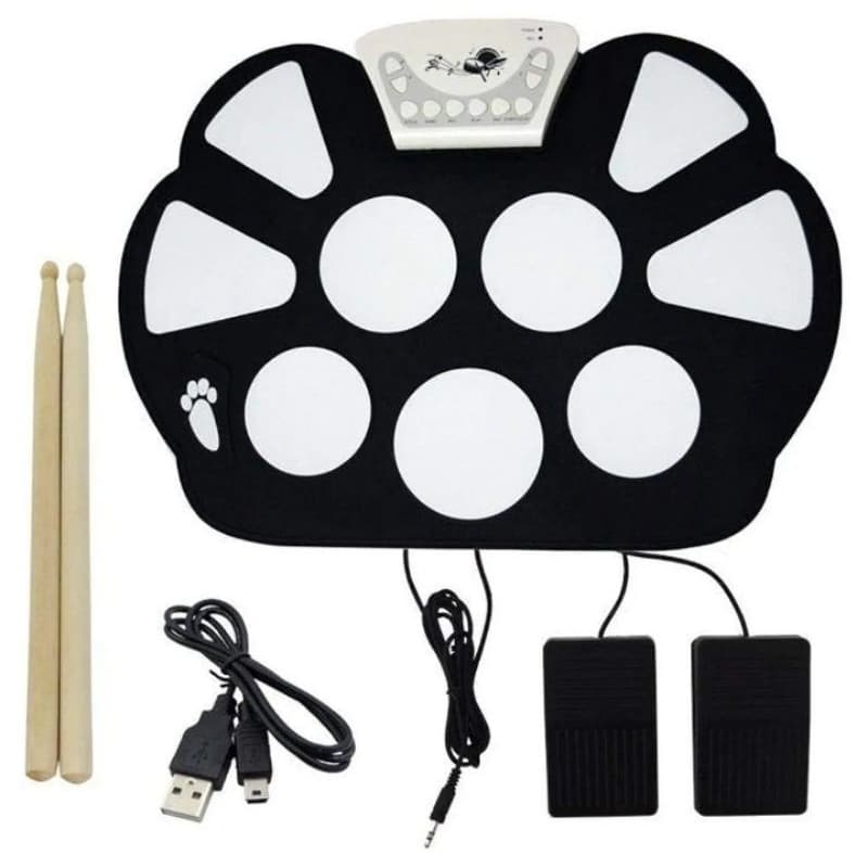 Bateria eletrônica musical digital roll UP drum