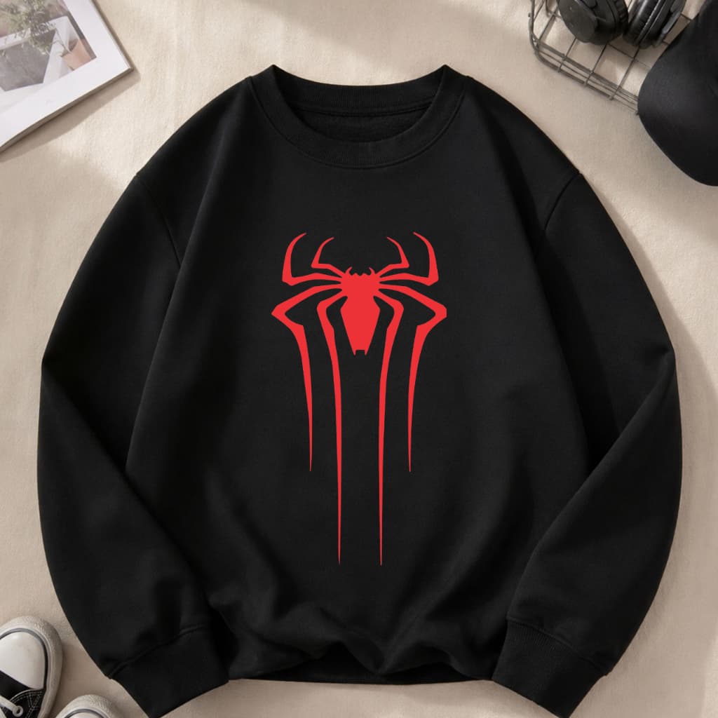Moletom Grosso Quente Blusa De Frio Inverno Aranha Masculino Feminino