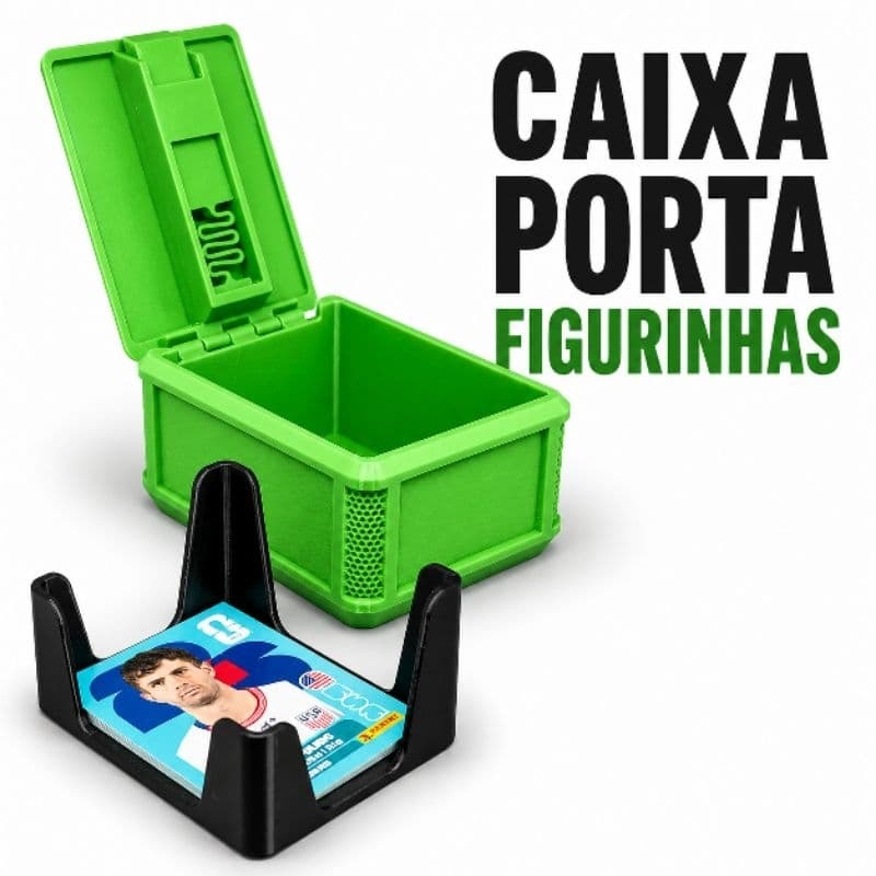 Porta Figurinhas Organizador Cards Copa Caixa Coleção