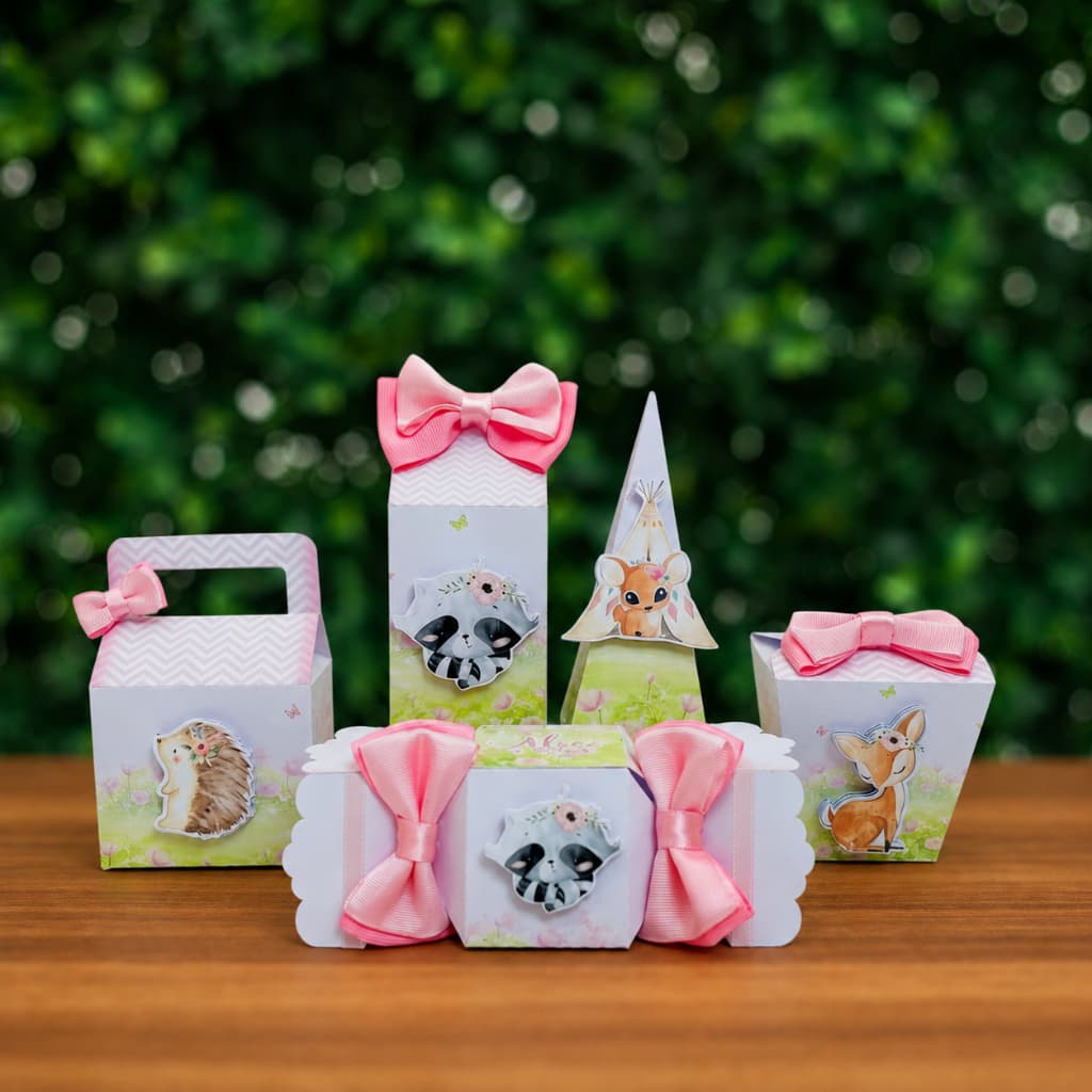 Kit Festa Bosque Encantado Menina Personalizada | Lembrancinha Festa Personalizada + BRINDE | Jardim Encantado