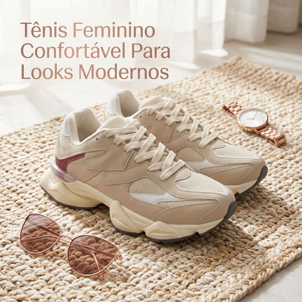 Tenis Confortável Feminino | Cores Neutras, Combinam Com Todos os Looks Do 34 ao 40 | GARANTA AGORA!