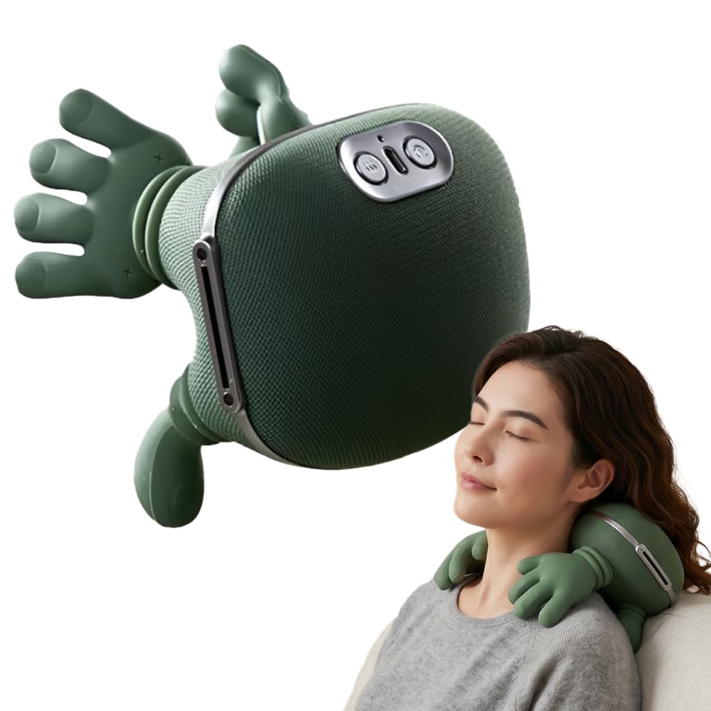 Massageador Pescoço Ombro Elétrico USB 3 Modos Massagem Relaxante