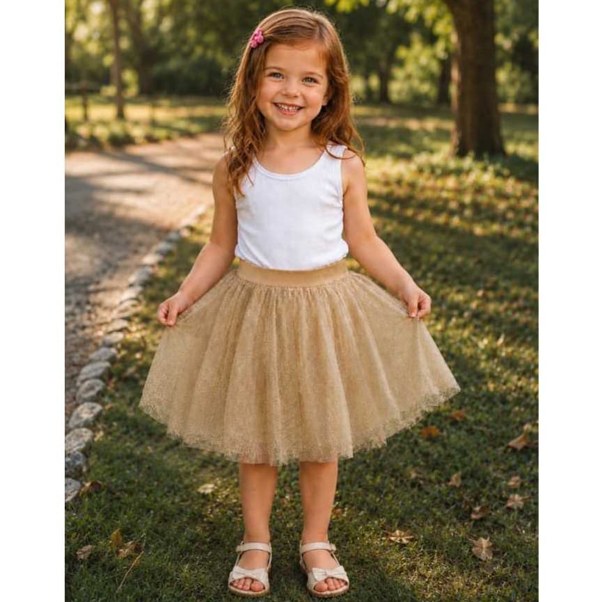 Saia Tule Modinha Moda Igreja Congresso Festividade Saia Infantil Tamanhos Especial RN aos 10 Anos