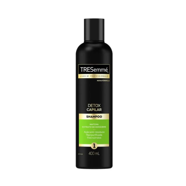 Shampoo Tresemme Detox Capilar 400ml com Matcha e Gengibre