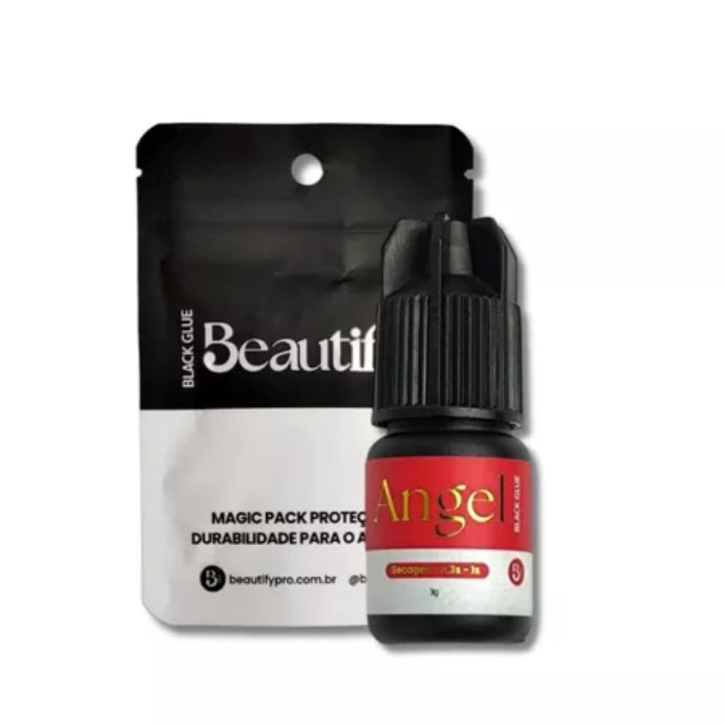 Cola Angel Beautify Pro 3g Para Extensão de Cílios Secagem Rápida Alta Retenção