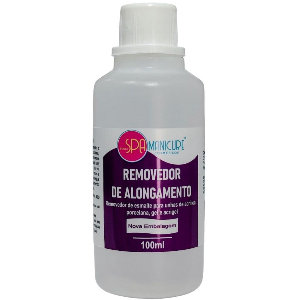 Removedor De Alongamento Acrilicas Unhas Gel Spa Manicure 100ml
