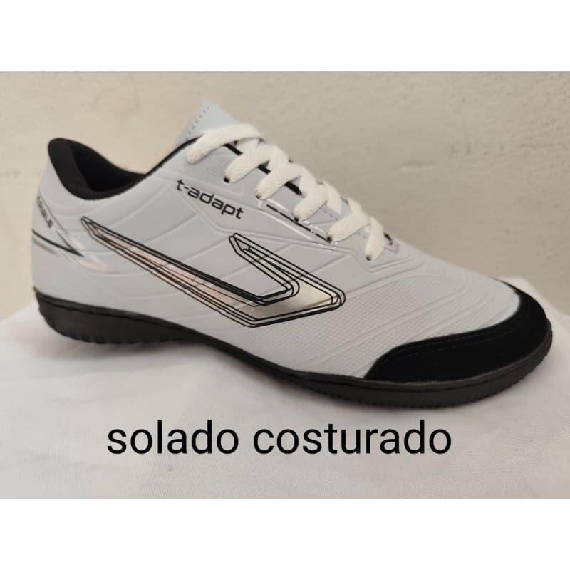 CHUTEIRA TOP BRANCA QUADRA SALAO FUTEBOL ESPORTE