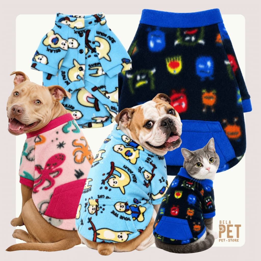 Moletom Pet Para Cachorro Roupa para Cacorro com Bolso Canguru