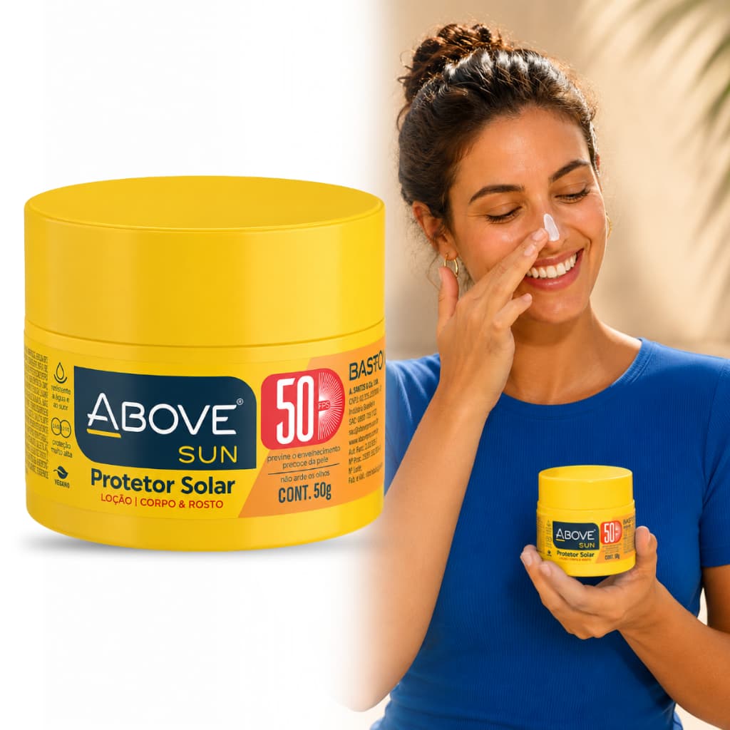 Protetor Solar UVA UVB Creme Creme Resistente A Água 50FPS Loção Above