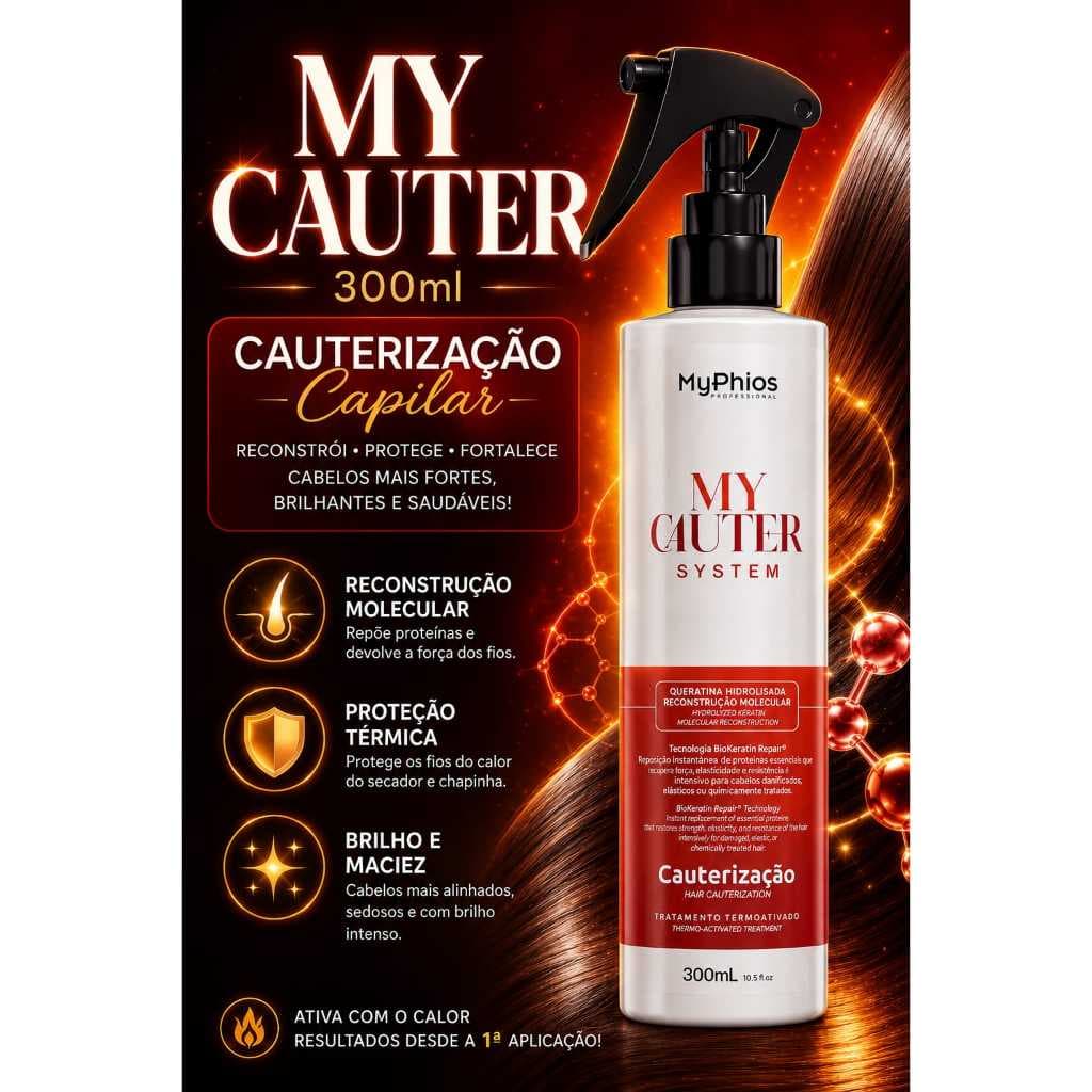 Cauterização Capilar My Cauter 300ml Myphios Professional Original