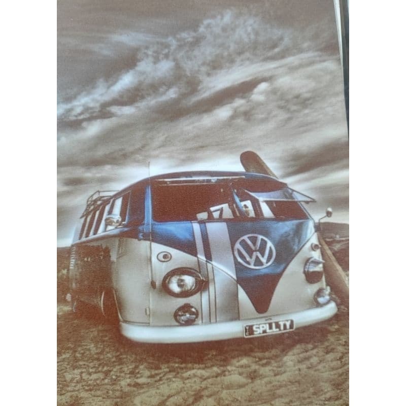 Quadro Decorativo Kombi Vintage Volkswagen MDF 20x30
