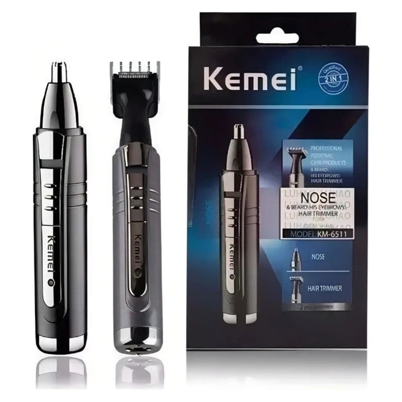 Maquina Barbear Kemei Recarregável Profissional Km-6511
