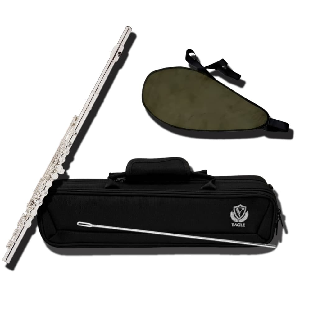 Flauta Transversal Eagle FL03S Completo com Flanela de Peso para Secagem