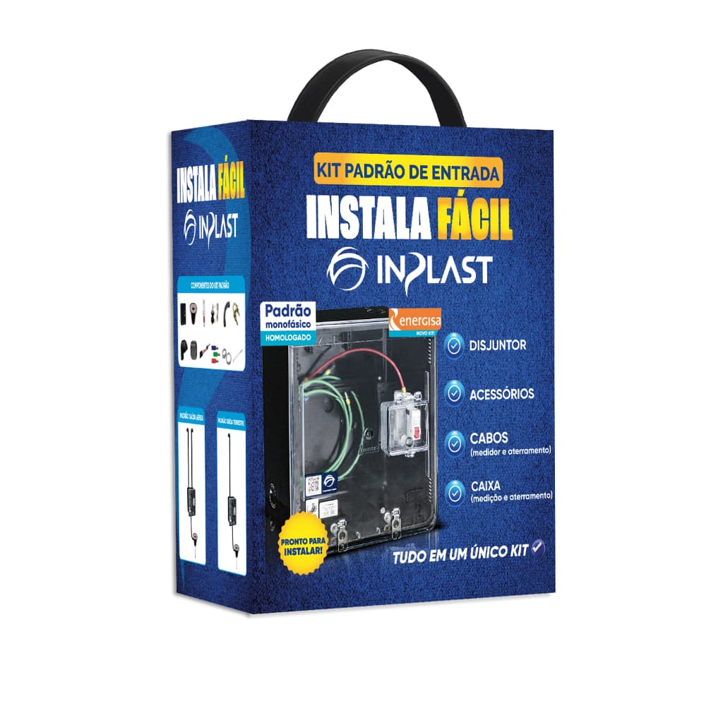 KIT PADRÃO MONO ENERGISA 32ª INSTALA FÁCIL