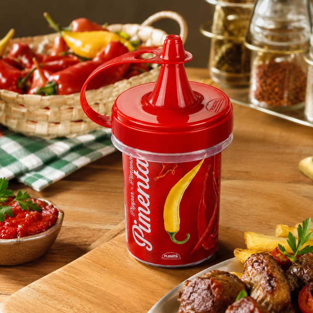 6 Bisnagas para Pimenta e Molhos para lanchonete 140 ML - 5737