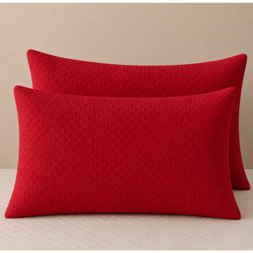 Kit 2 Capas Porta Travesseiro Fronha Matelado - Essência Enxovais Basic