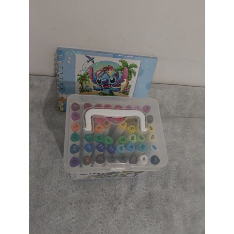 Bob-goods_kit para colorir Twin Brush 48 cores