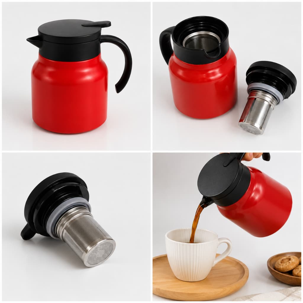Garrafa Bule Termico Chá /Café 800ml, Bule para Cha, Garrafa para café quente