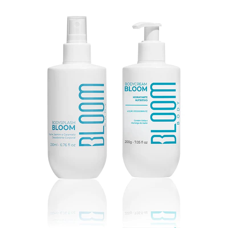 Kit Body Cream e Body Splash Bloom 200ml