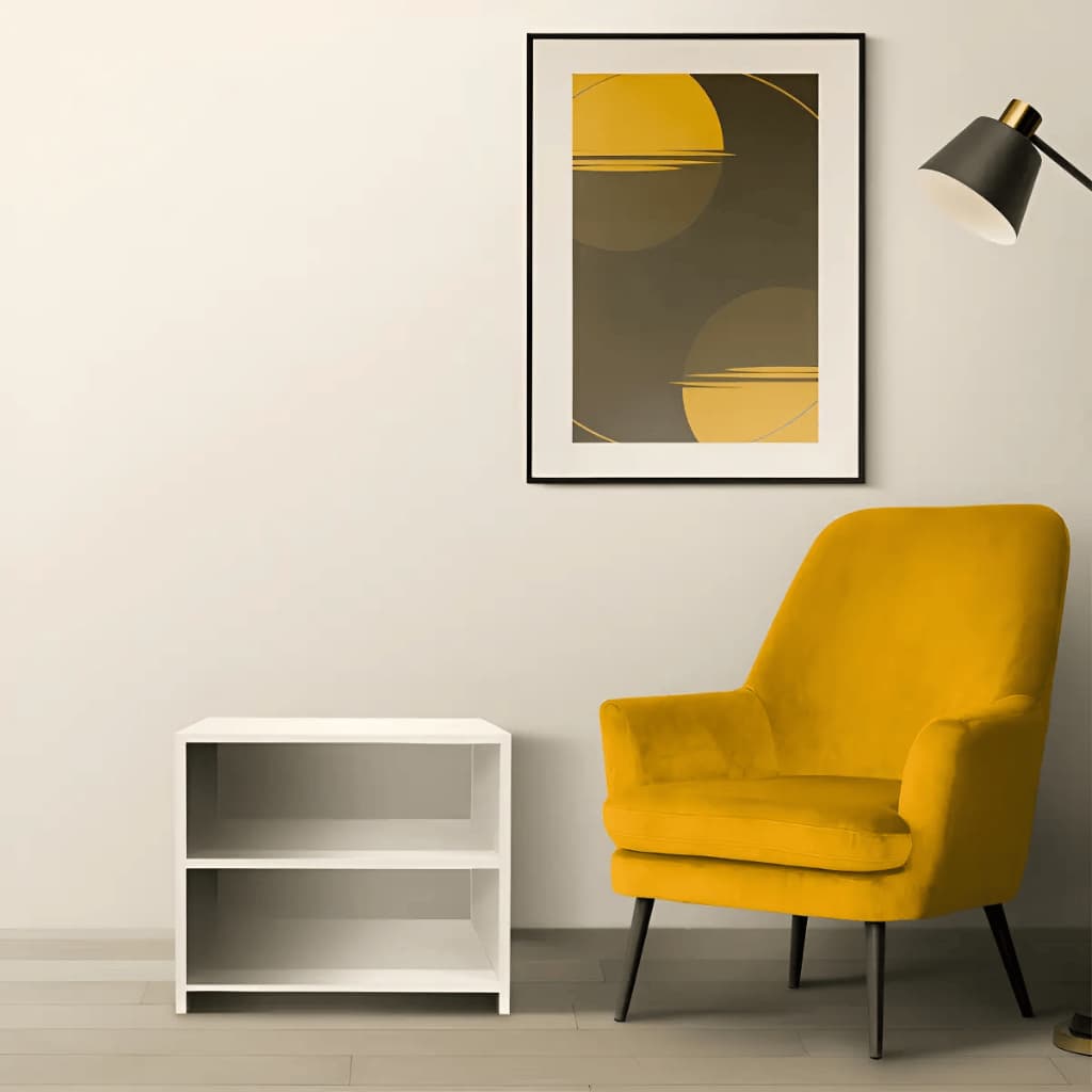 Sapateira Banco Para Quarto Sala Hall Entrada Madeira MDP Branca Organizador Prático 6 Pares 40cm