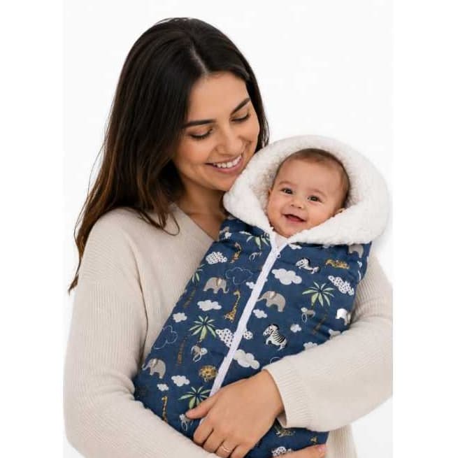 Saco De Dormir Para Bebê Manta Casulo Com Ziper Menina e Menino Macio