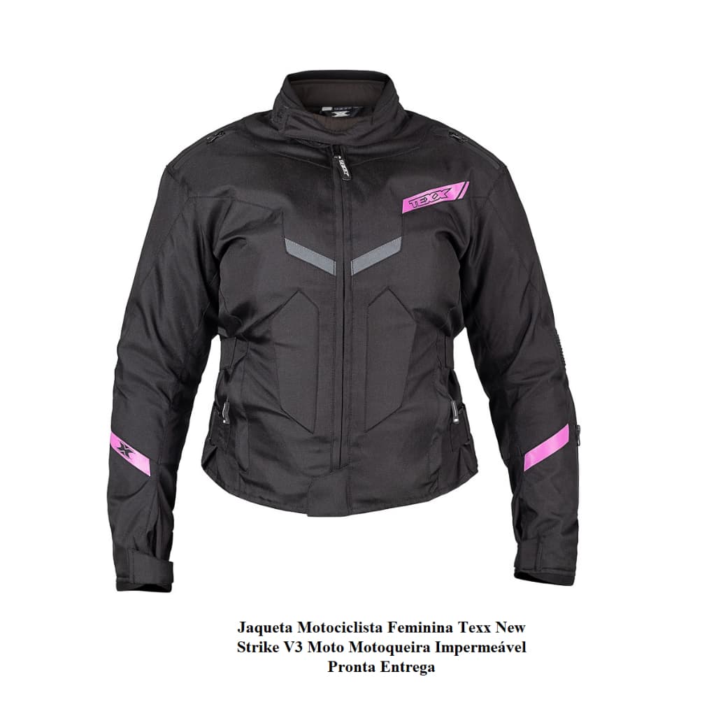 Jaqueta Motociclista Feminina Texx New Strike V3 Moto Motoqueira Impermeável Pronta Entrega