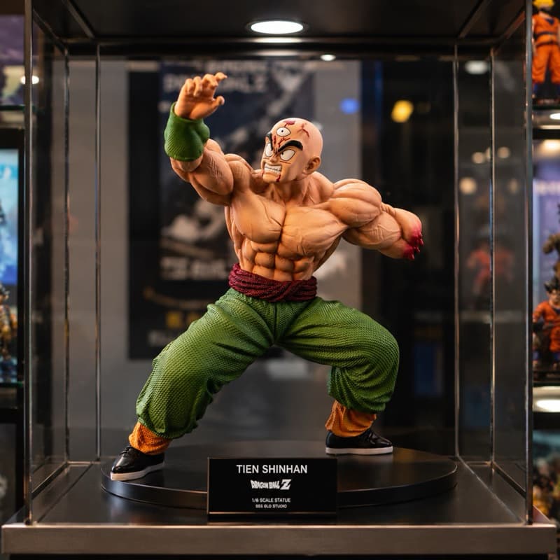 Action Figure Tien Shinhan 25Cm Tenshin Braço Cortado Dragon Ball Z Banpresto