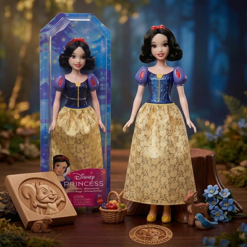 Boneca Princesa Disney Branca De Neve 30 cm Mattel Disney Princess