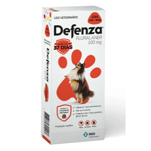 Defenza Cães 100 mg de 4,5 A 10 kg