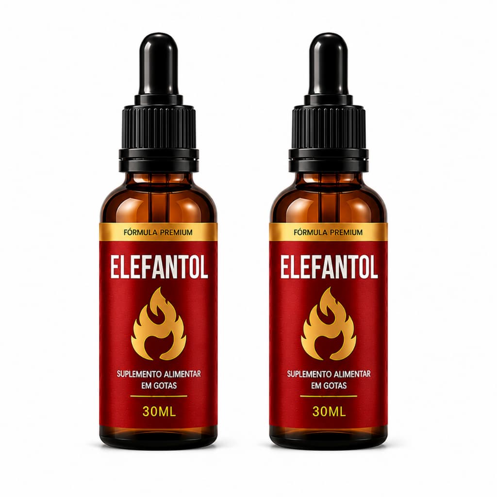 Kit 2 Elefantol 30ml Original | Fórmula Premium Em Gotas | Energia E Vitalidade