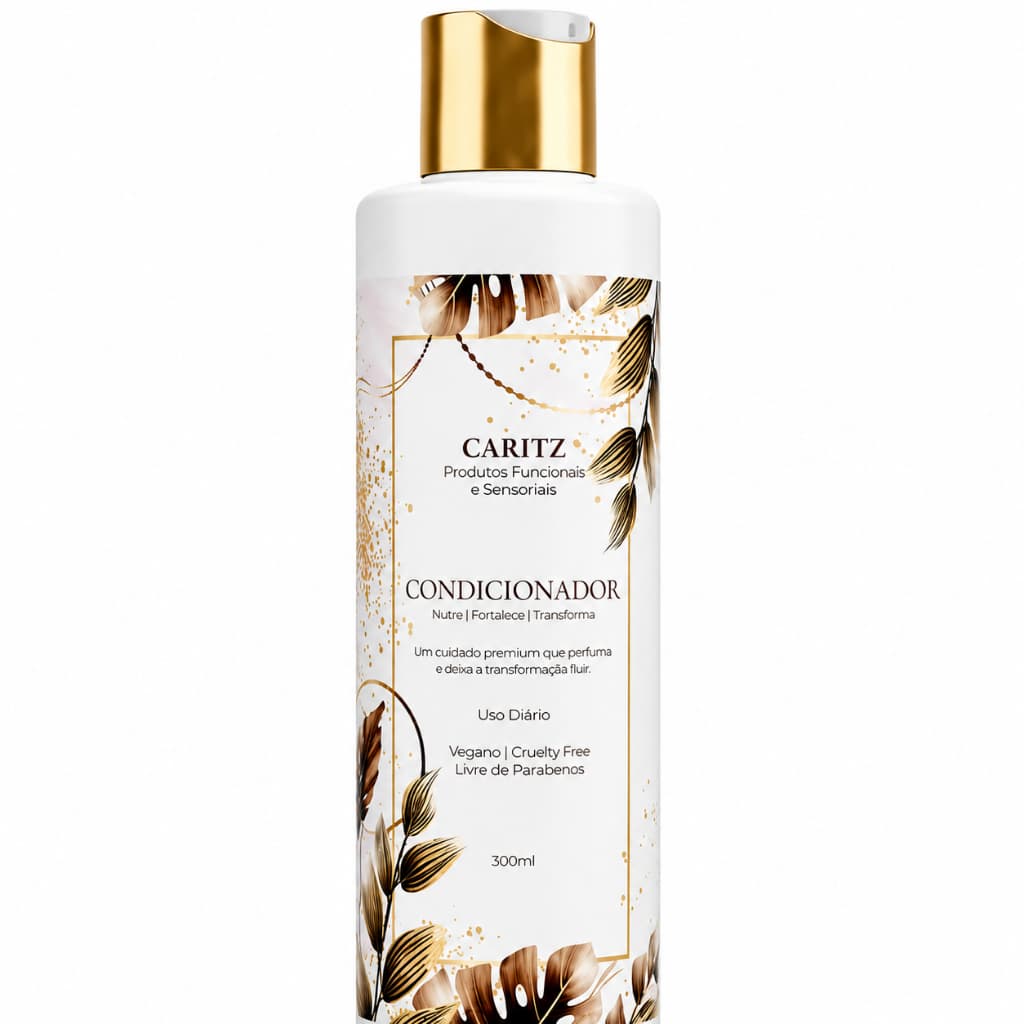 Condicionador Vegano Feminino 300ml Hidratação Brilho e Maciez