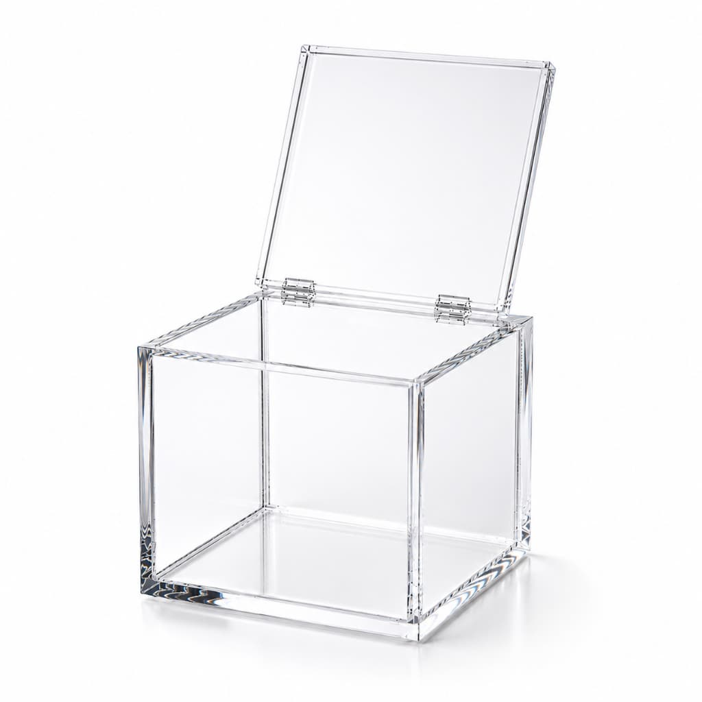 Cubo de  Acrílico  Organizador Transparente  para Decoração   Premium