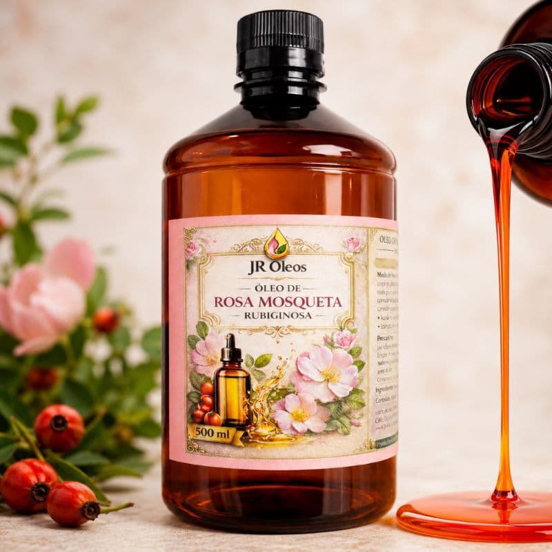 Óleo Vegetal de Rosa Mosqueta Rubiginosa 500ml