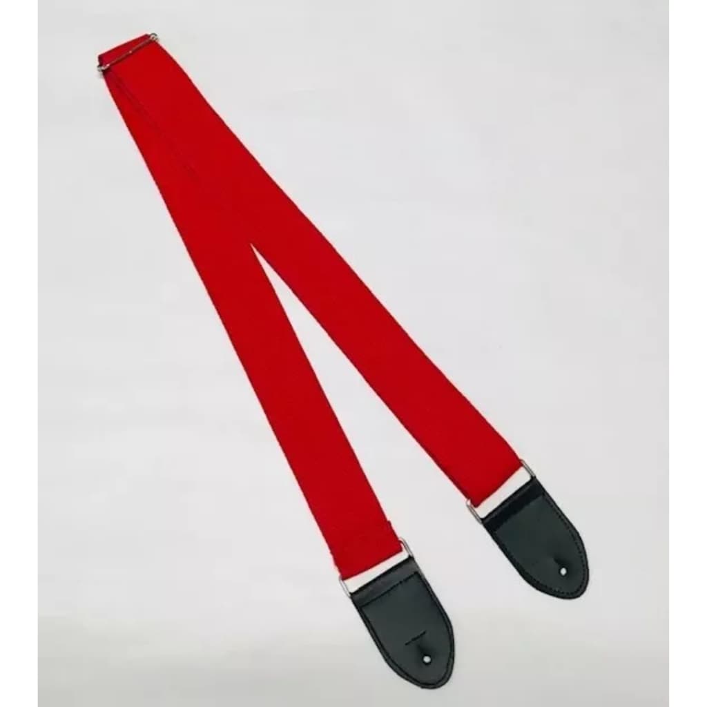 Correia 5cm para Violão Guitarra ou Baixo Vermelha