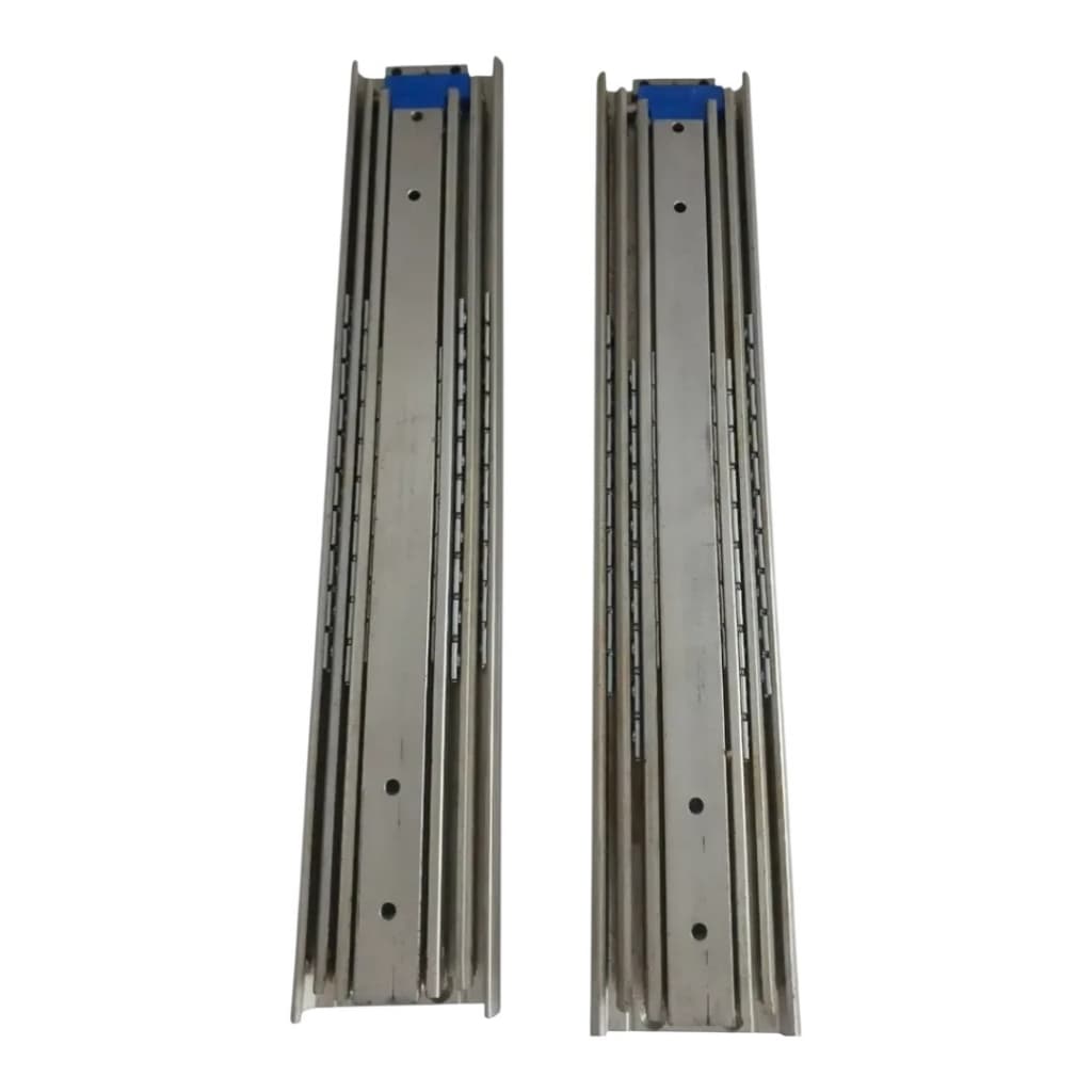 Corrediças Telescópica Reforçada 500mm 3 Estágio 220kg Par