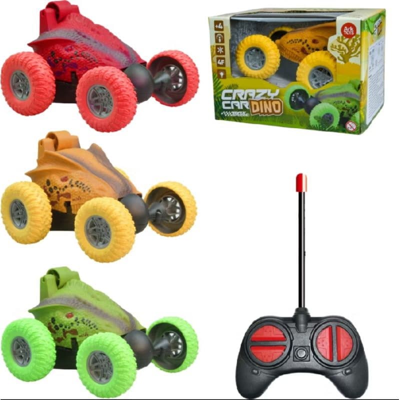 Carrinho De Controle Remoto Colorido Gira 360 Maluco Criança