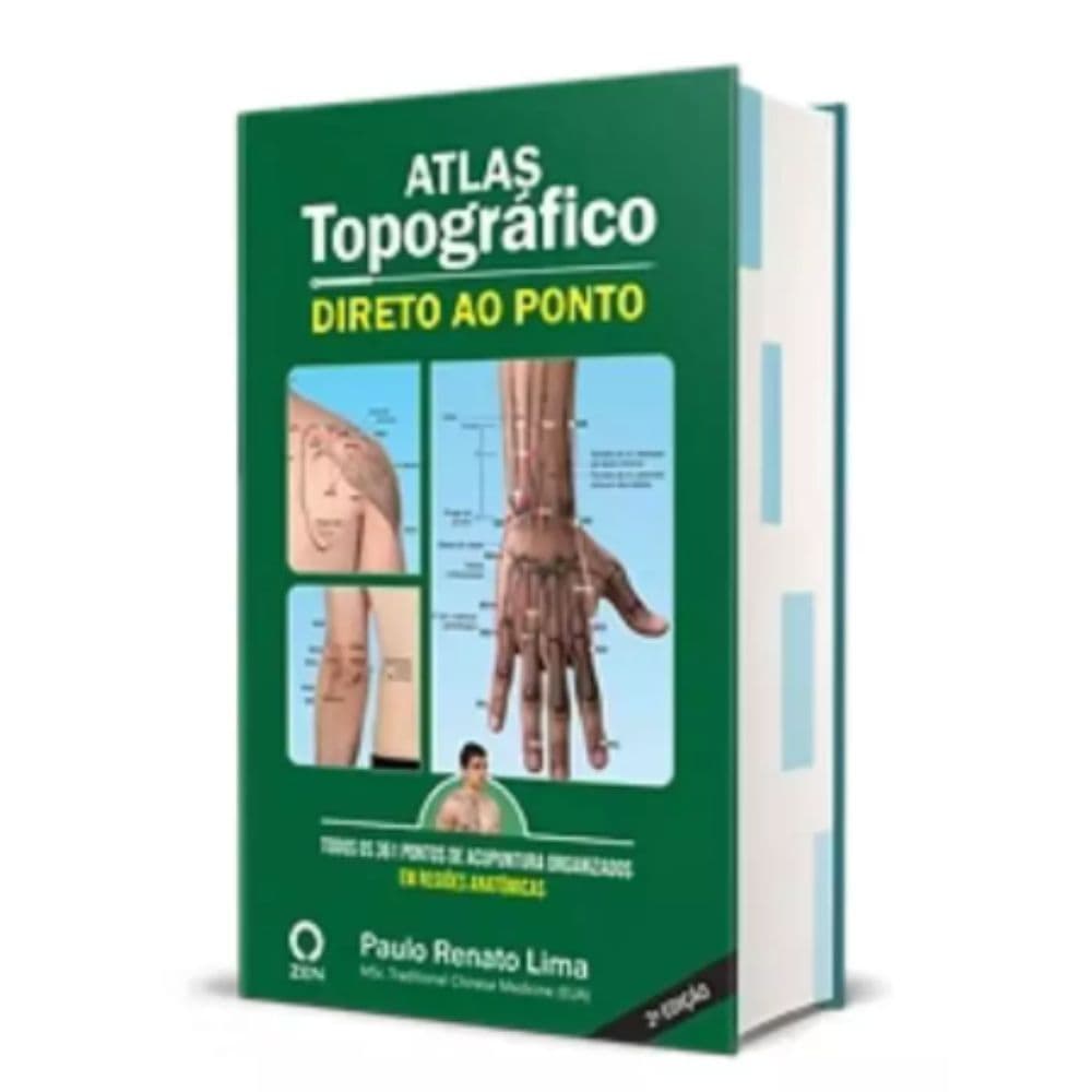 Livro Atlas De Pontos Por Região - Autor Paulo Renato Lima - Acupuntura
