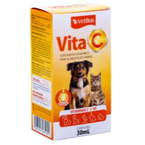 Suplemento Vitaminico Pet Vita C Vetbras 30ml - Cães E Gatos