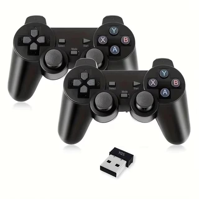 Kit com 2 Controles de reposição para Game Stick com Adaptador USB