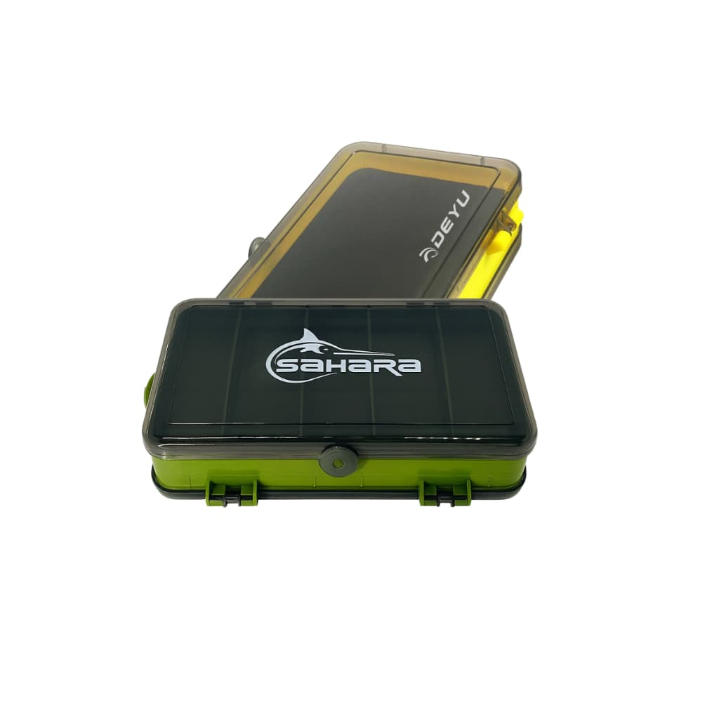 Caixa de Pesca Dupla Porta Isca Artificial e Jigs Estojo Organizador