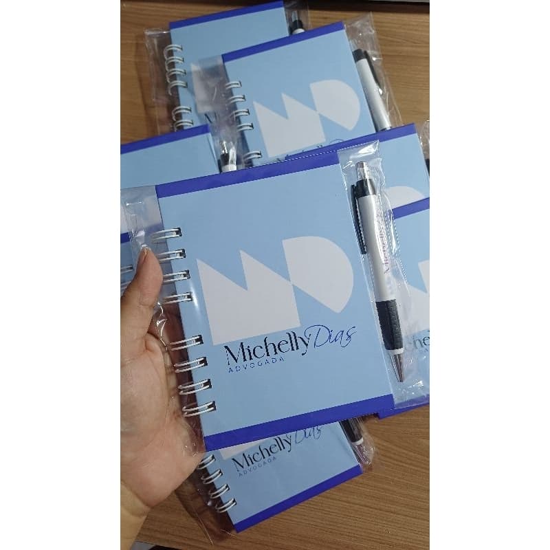 Caderno Personalizado | Brinde empresa | Caneta Personalizada | A6