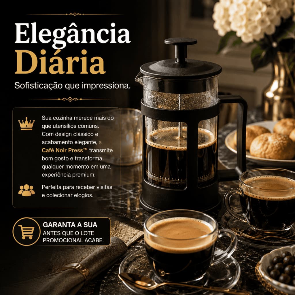 Cafeteira Francesa 600ml Prensa Francesa Vidro Filtro Reutilizável