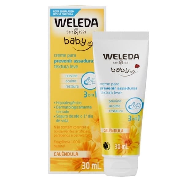 Weleda com calêndula pomada contra Assaduras 30mL pequeno