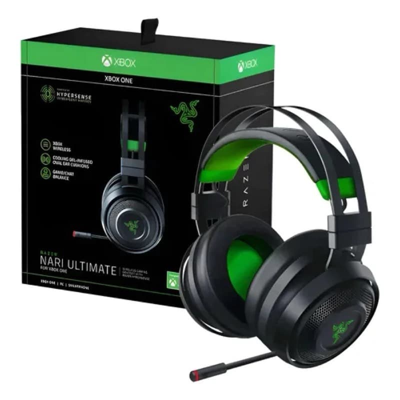 Headset Gamer Sem Fio Razer Nari Ultimate com Tecnologia Haptic Feedback e Áudio Imersivo